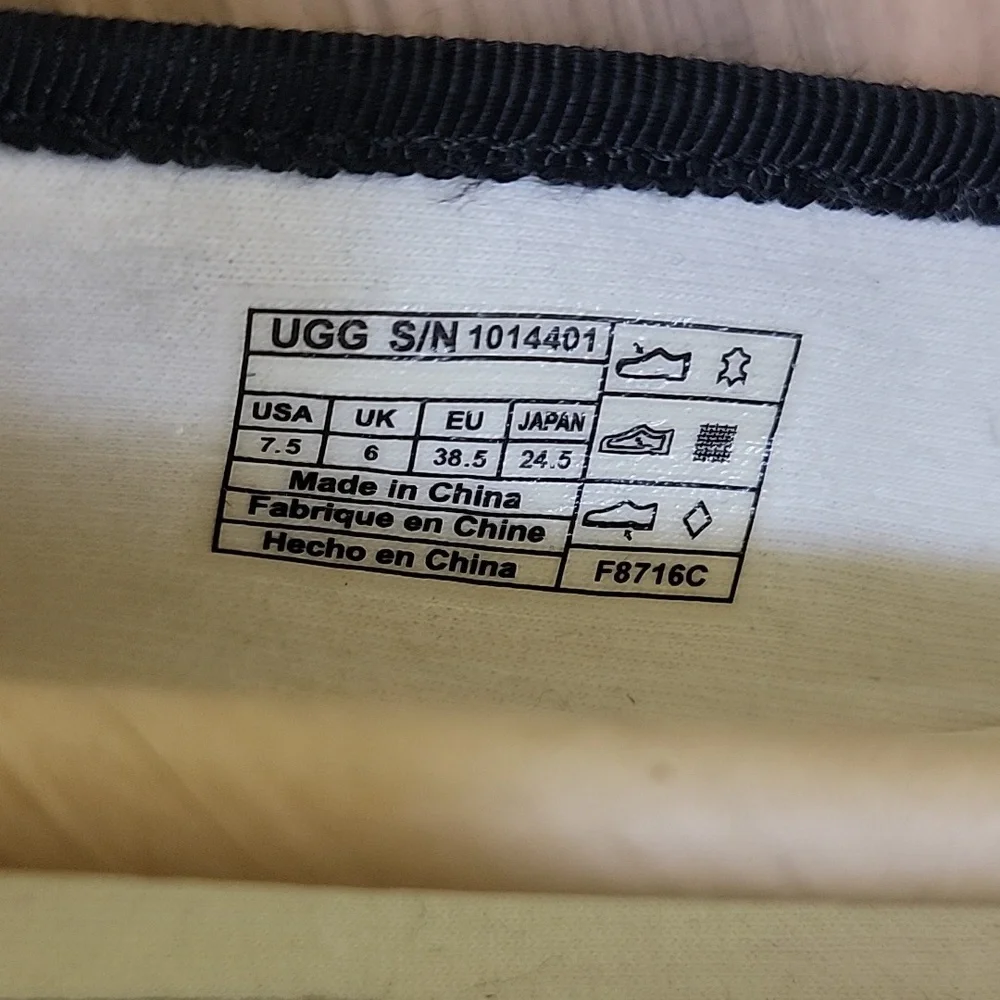 UGG leopard print pony hair flats, size US 7.5 - Picture 12 of 12